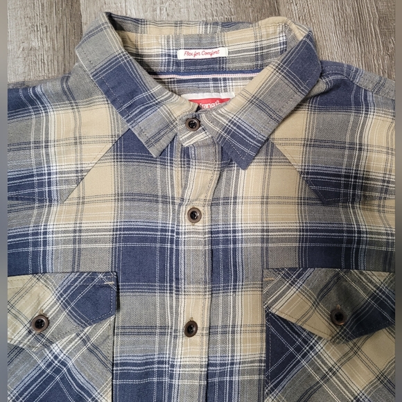 Wrangler Western Style Plaid Button-up Shirt Men's Size XL - Picture 2 of 14